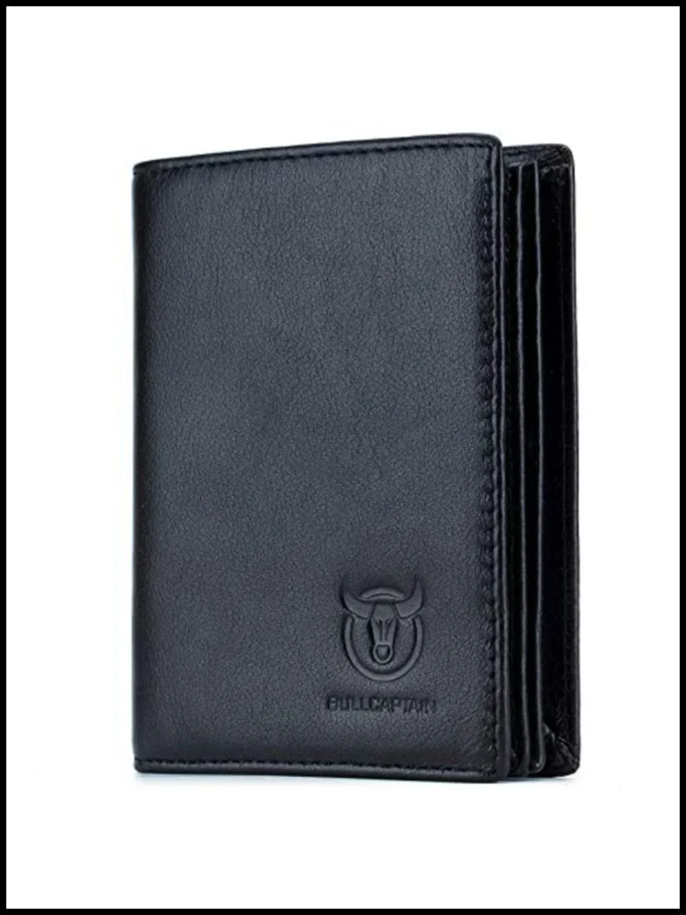 Genuine Leather Bifold Wallet with RFID Blocking, 15 Card Slots, Expandable